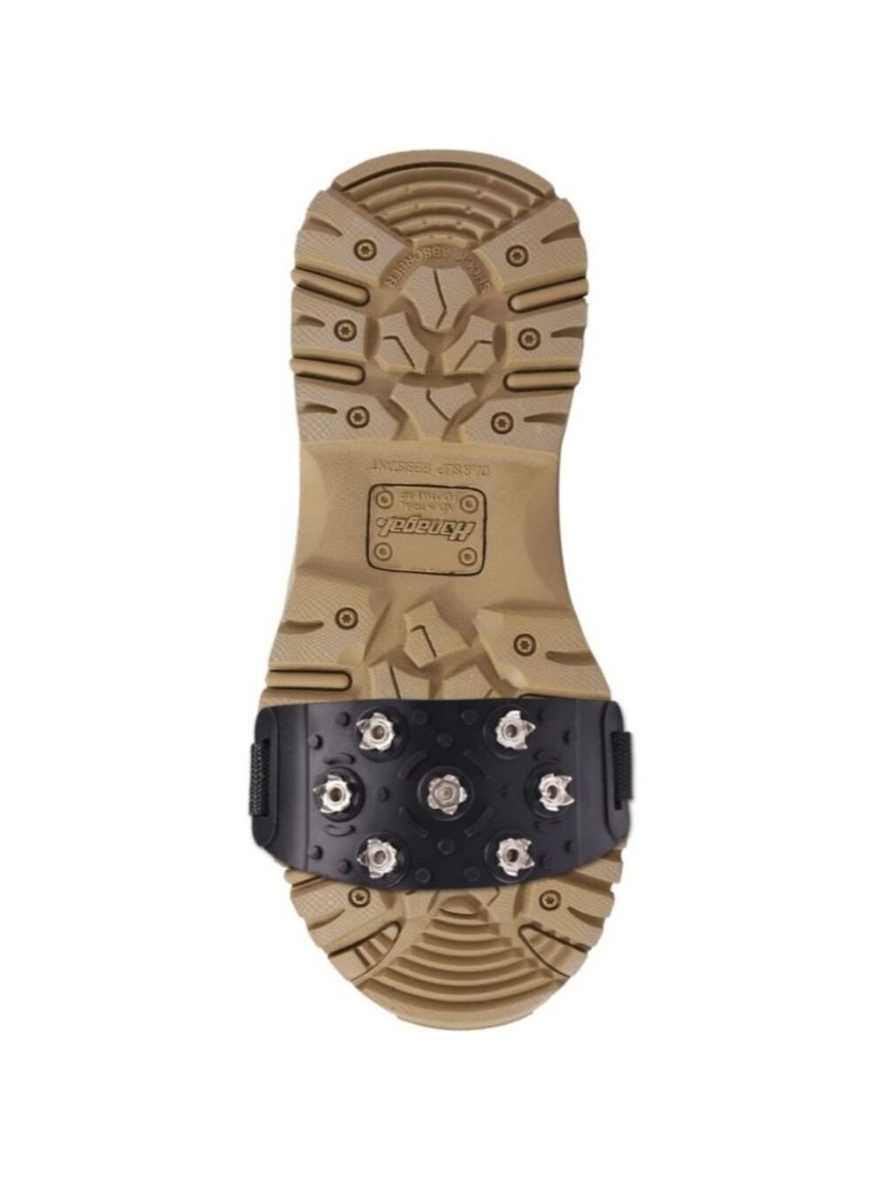 2 pairs Crampon Traction Ice Cleats Boots Anti Slip Shoe‎ Grips 7 Point Men Snow - Picture 5 of 8